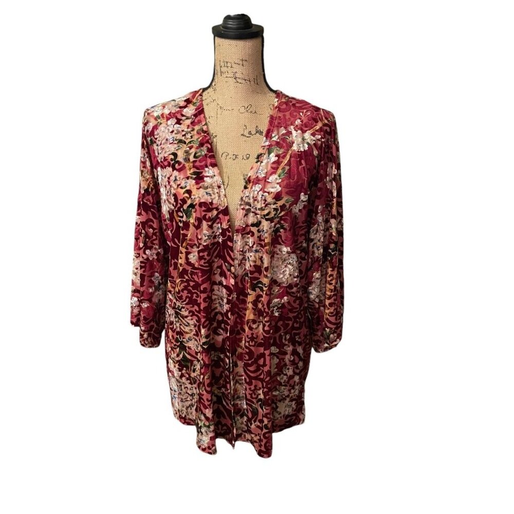 Velvet Floral Kimono